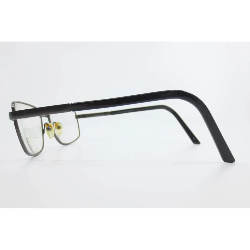 Max Mara MM 5102 GM Gunmetal Rectangular Eyeglasses Frames 56-17-145 Mens Womens